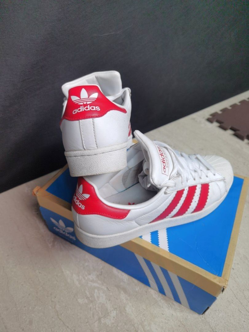 Adidas superstar on sale red 39