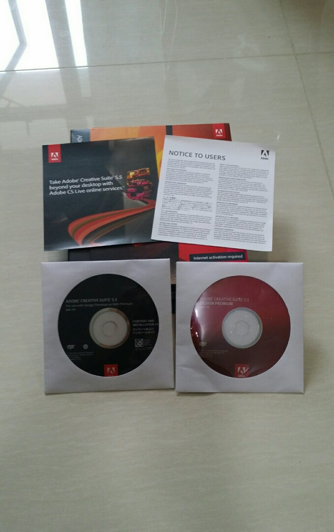 Adobe Creative Suite 5.5 Design Premium, Computers & Tech, Parts ...