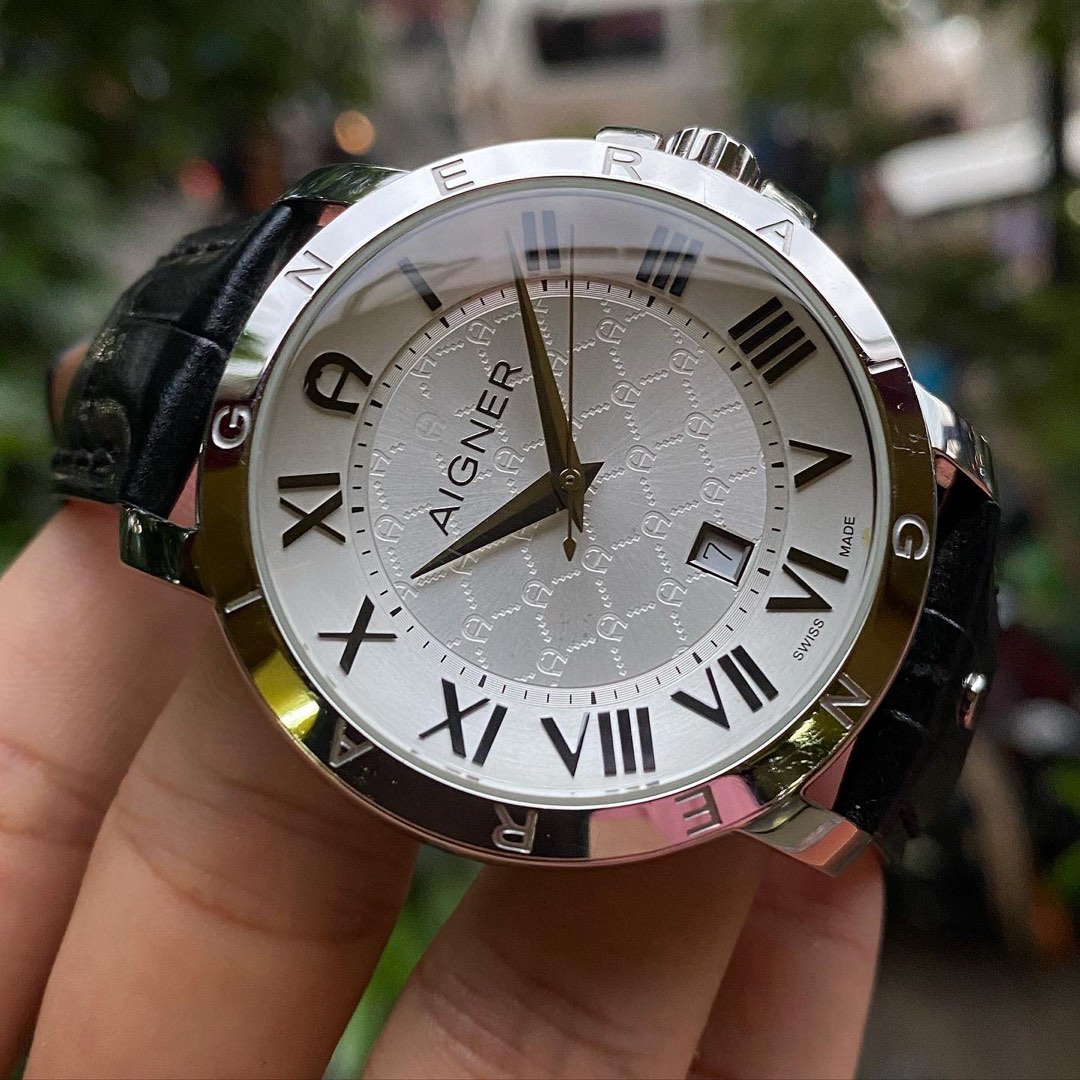 Aigner Triento A09000 Quartz Movement Dim. 42mm Fesyen Pria Jam Tangan di Carousell