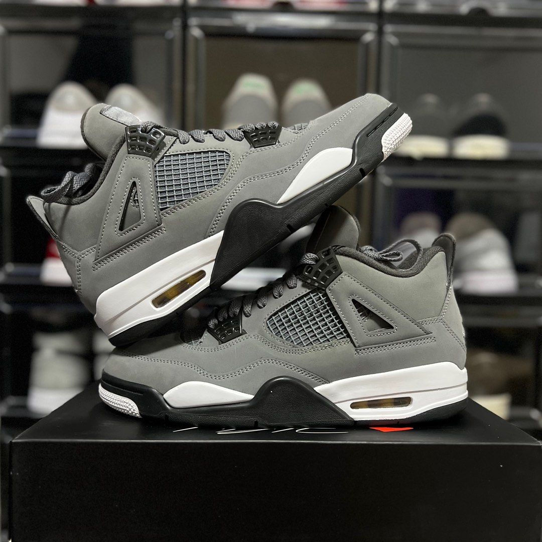 Air Jordan 4 Cool Grey Men s Fashion Footwear Sneakers on Carousell