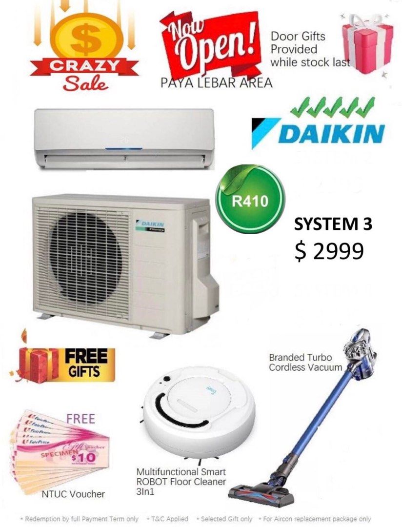 All Brands Aircond sales, TV & Home Appliances, Air Conditioners & Heating on Carousell