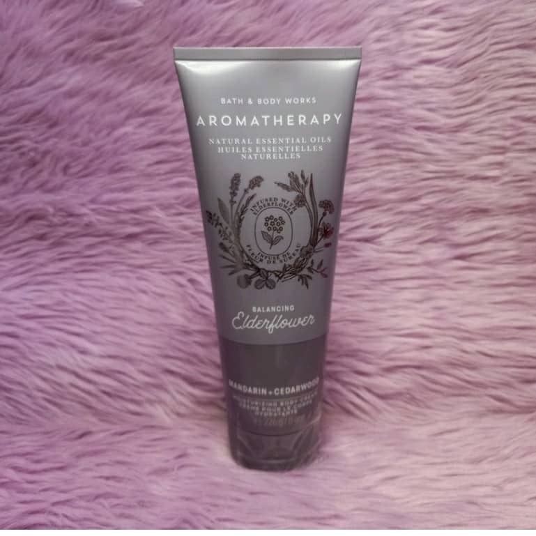 Aromatherapy Balancing Elderflower Mandarin + Cedarwood Soothing Marigold Bath & Body Works