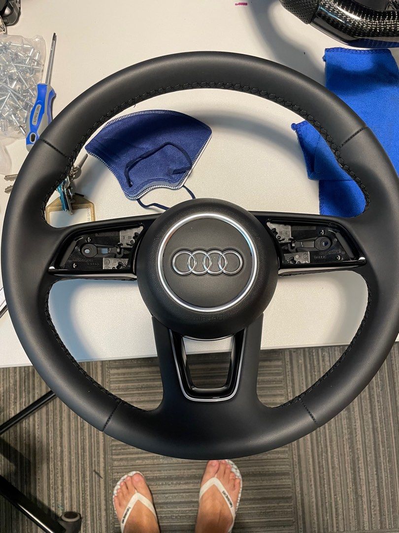 Audi Steering Wheel Refurbishment, Car Accessories, Accessories on Carousell