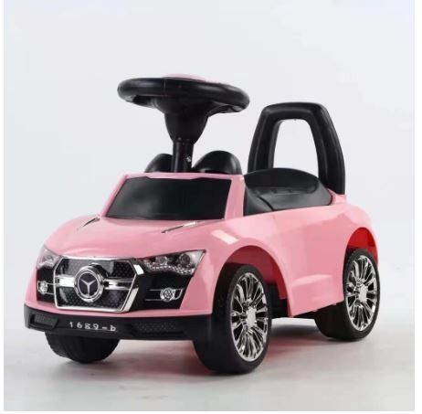 Pink audi push car best sale