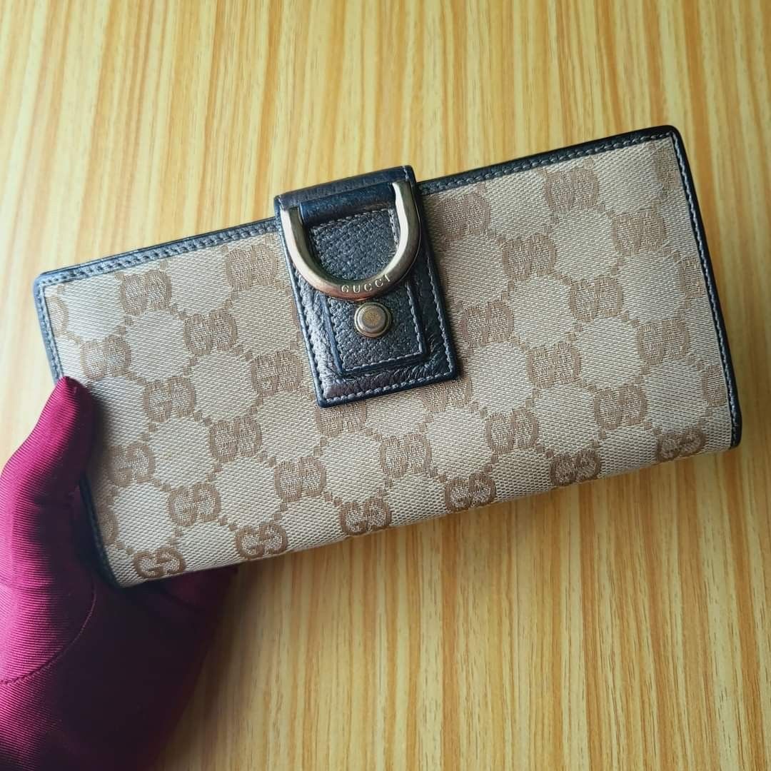 Gucci Long Wallet, Luxury, Bags & Wallets on Carousell
