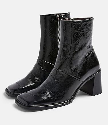 White ankle new arrivals boots topshop