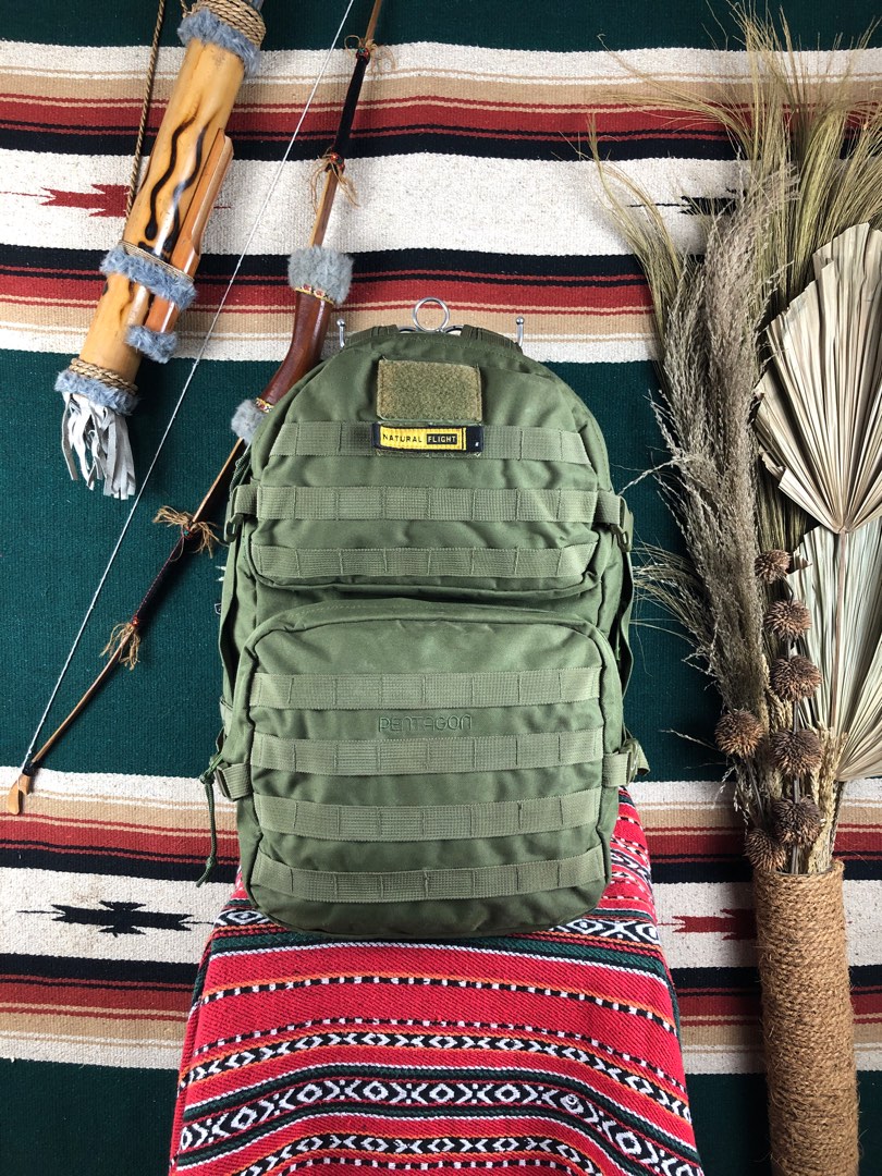 Backpack Pentagon, Fesyen Pria, Tas Dompet Ransel di Carousell