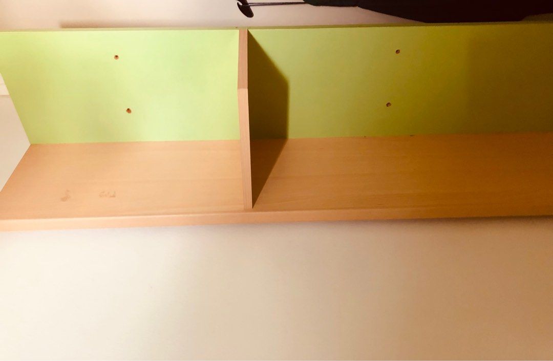 Bed with pullout, desk and shelf set, Furniture & Home Living