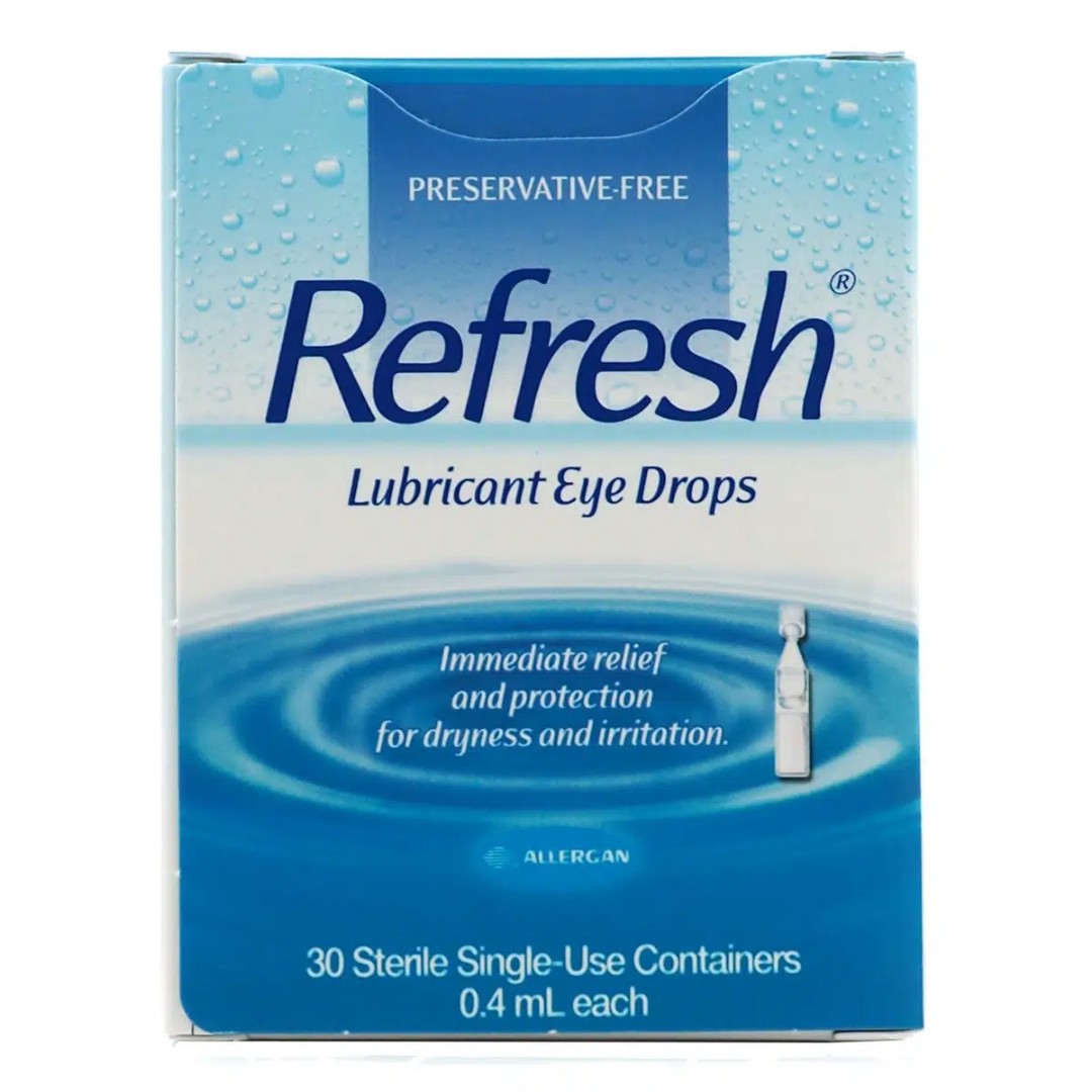 BNIB Sealed Refresh Eye Drops 30 individual vials New batch lubricants