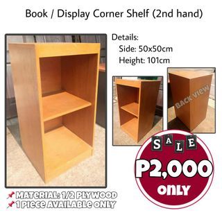 🔥Book / Display Corner Shelf (2nd hand) 🔥