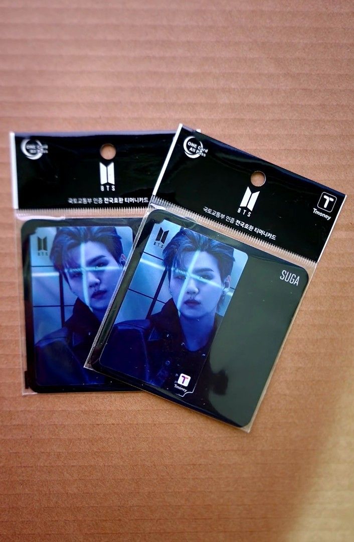 BTS Tmoney Proof Limited Edition SUGA Yoongi (Category: K-Wave Merchandise) located in Manila. Submitted by jini7 (Listing ID 1195919344, Image 1). Description: ✅️ ❌️SUGA MOP: BPI/BDO/GCash/Maya.