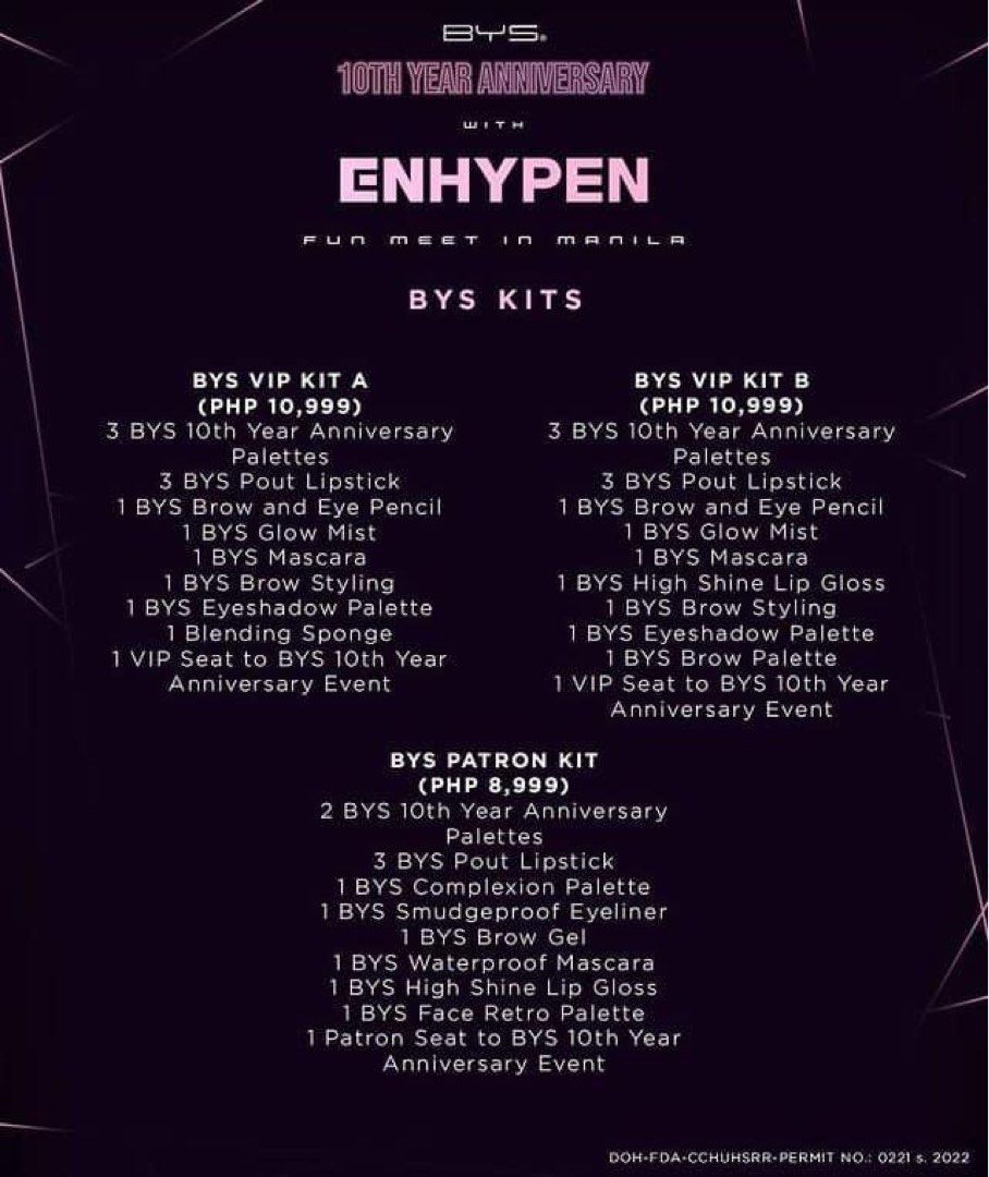 BYS ENHYPEN VIP KIT, Hobbies & Toys, Memorabilia & Collectibles, KWave