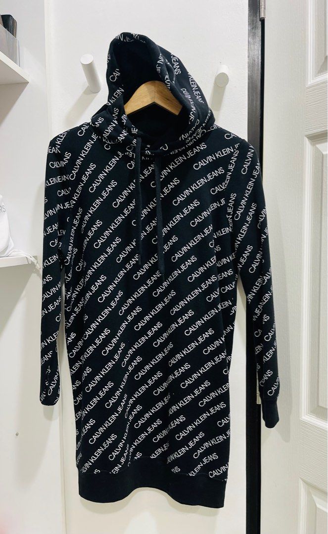 Calvin klein all online over print hoodie