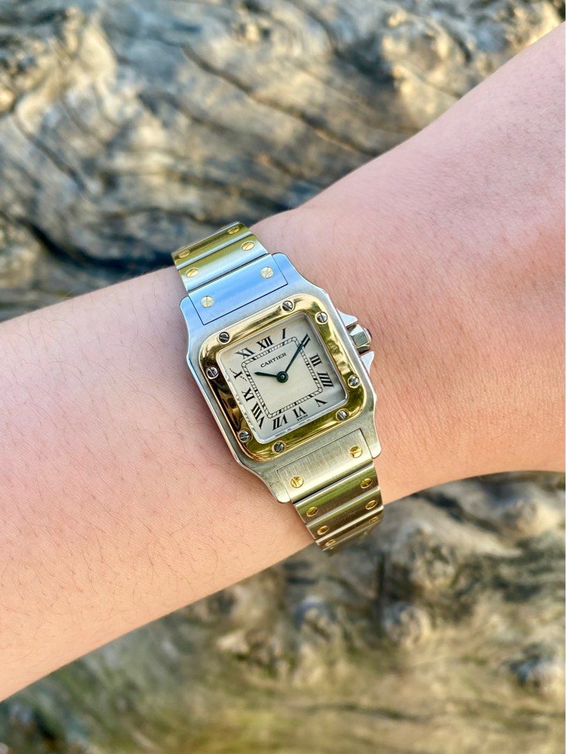 Cartier santos galbee 24mm deals