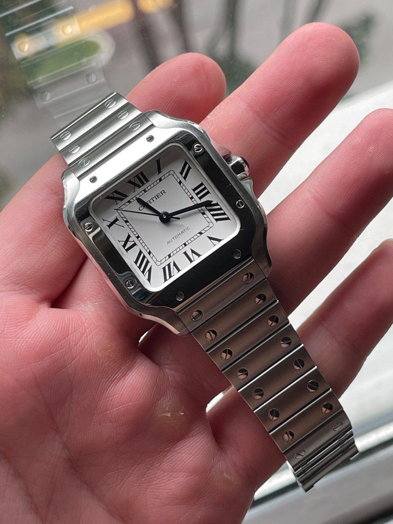 Cartier santos medium sale