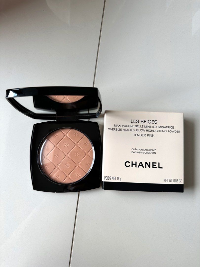 Chanel - Les Beiges Oversize Healthy Glow Highlighting Powder #tender pink