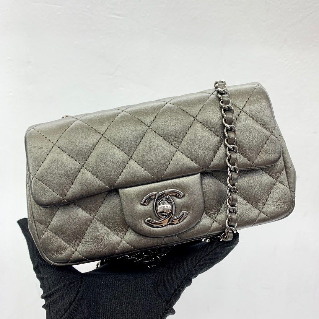 CHANEL LAMB SKIN NO18 W/O CARD MINI CHAIN SHOULDER BAG 227032043, Luxury,  Bags & Wallets on Carousell