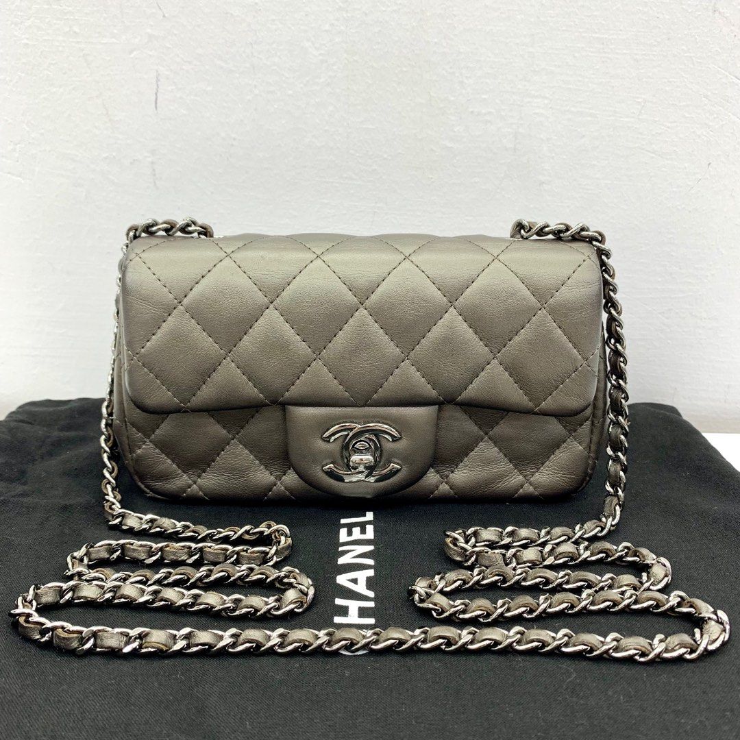 CHANEL LAMB SKIN NO18 W/O CARD MINI CHAIN SHOULDER BAG 227032043, Luxury,  Bags & Wallets on Carousell
