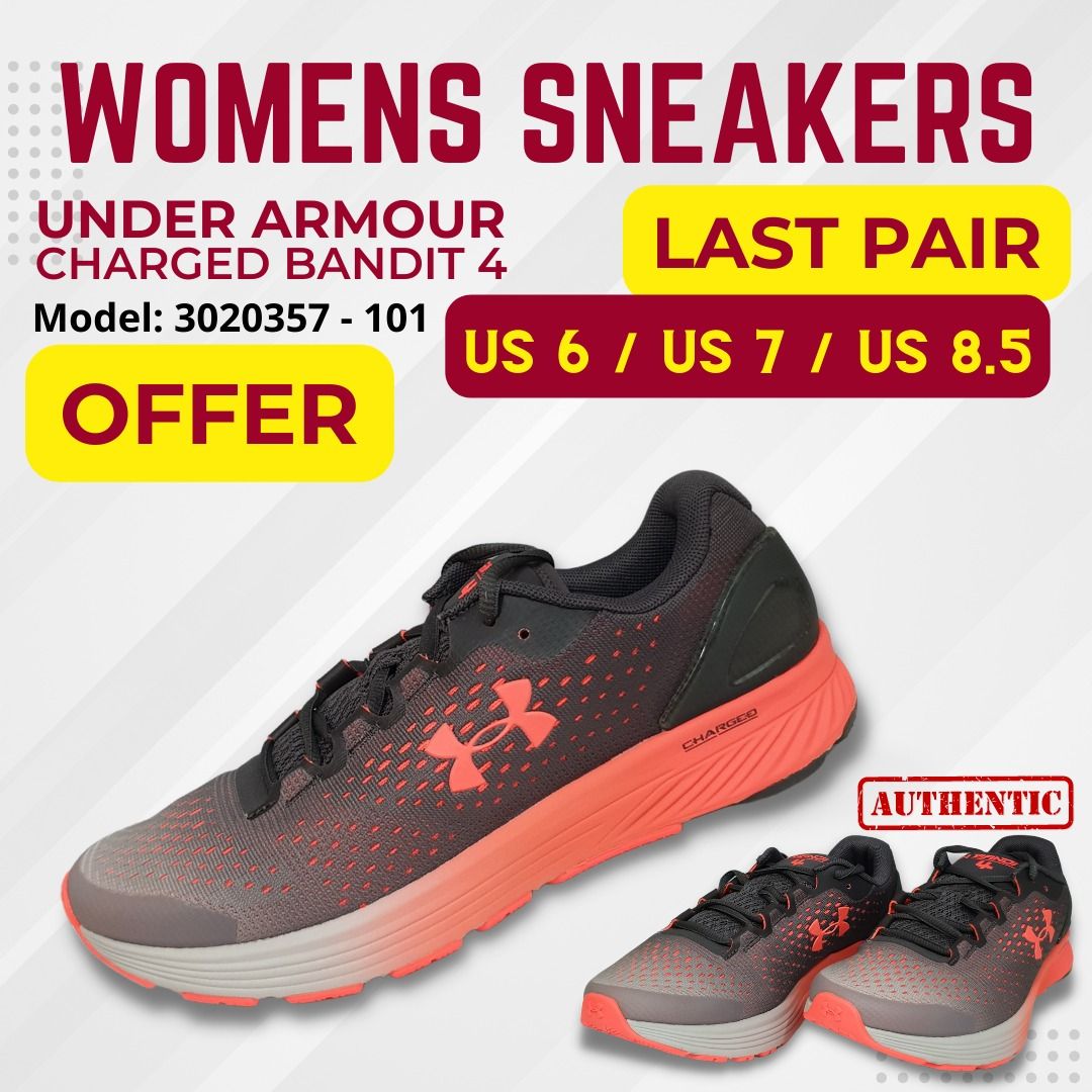 CHARGED BANDIT 4 UNDER ARMOUR WOMENS SPORTS SHOES SNEAKERS RUNNING