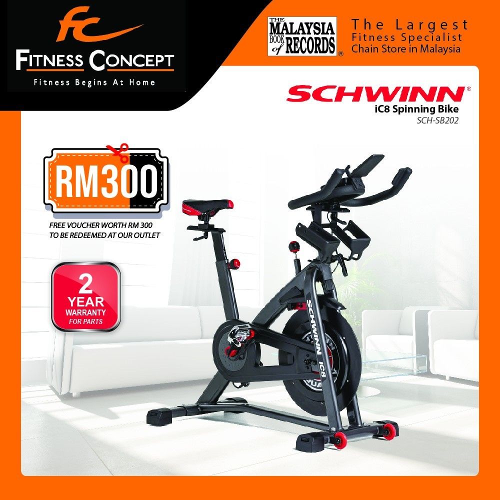 Check out Fitness Concept Schwinn IC8 Indoor Cycling Bike at 12