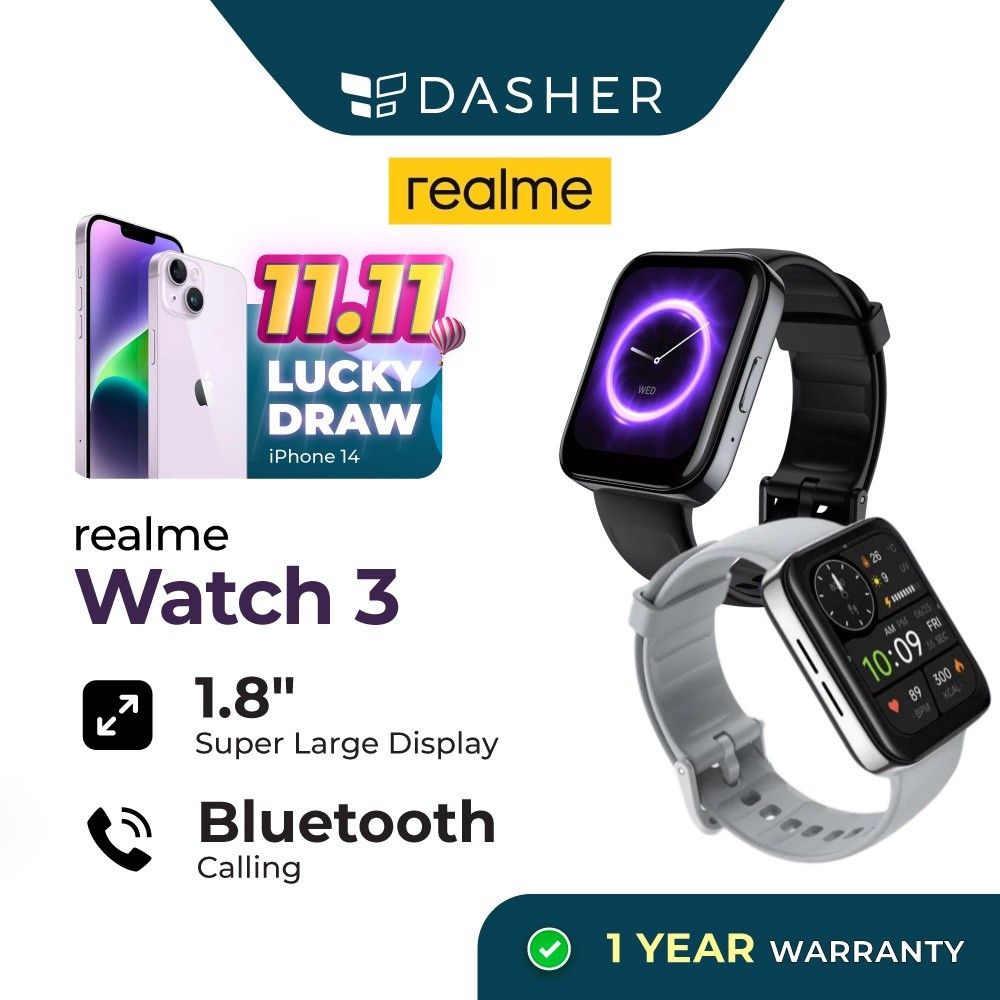 Realme discount watch iphone