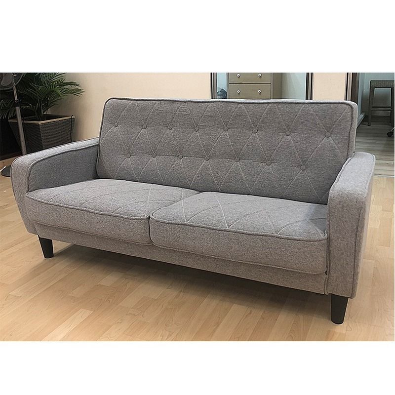 Cloth sofa ~ Free Delivery?? / 2 Seater sofa -Grey, Furniture & Home  Living, Furniture, Sofas on Carousell