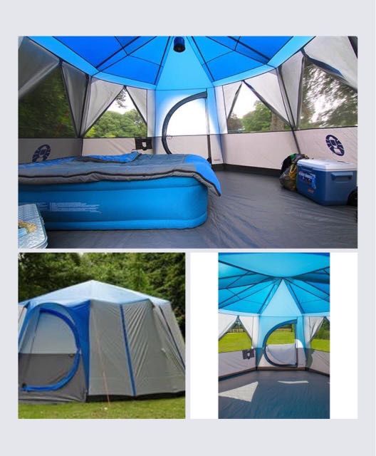 Coleman Octagon 8 Review Coleman Cortes Octagon 8 Tent (Blue