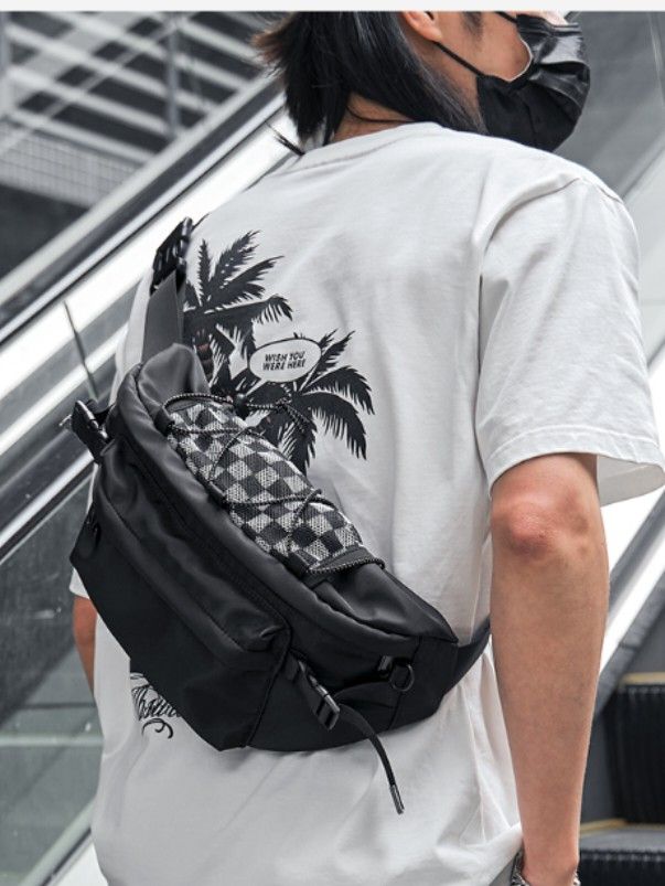 Crossbody sling bag Travelling man sling bag fanny pack sling pouches waist pack