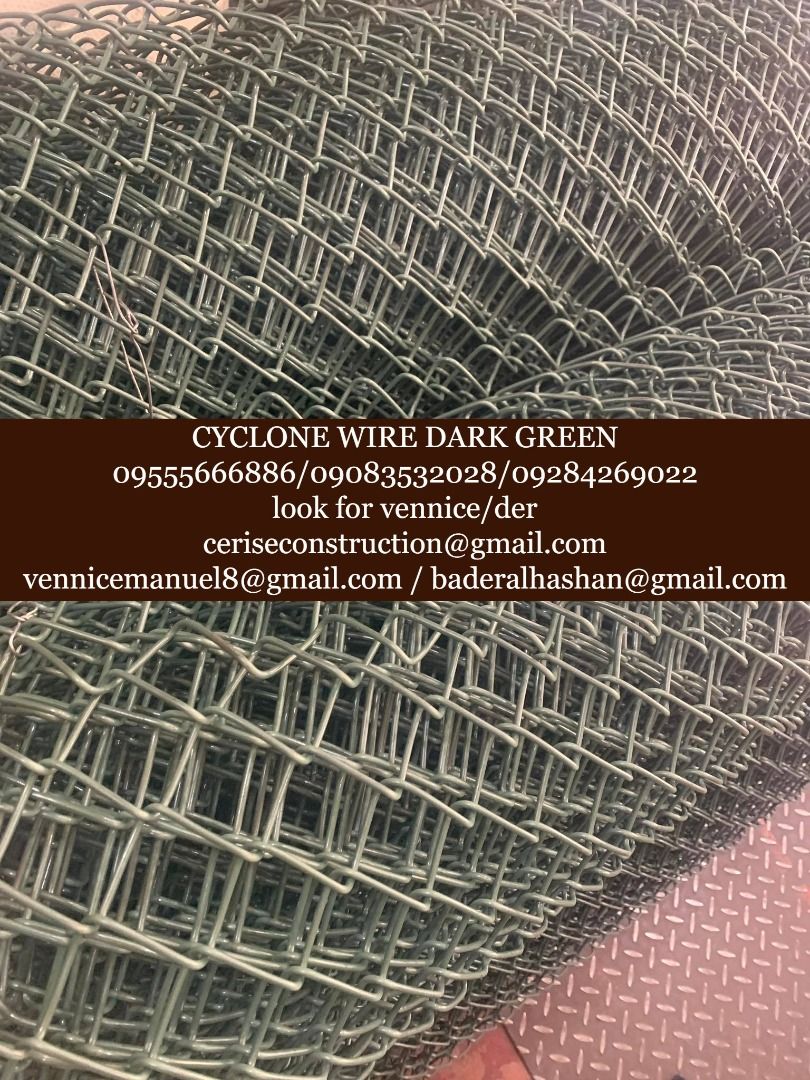 Cyclone wire Dark green, Commercial & Industrial, Construction Tools ...