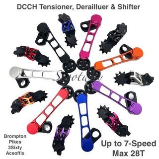 DCCH Tensioner Derailleur Up to 7 Speed Brompton A C Line/Pikes/3sixty/Aceoffix to P/T Line Alike