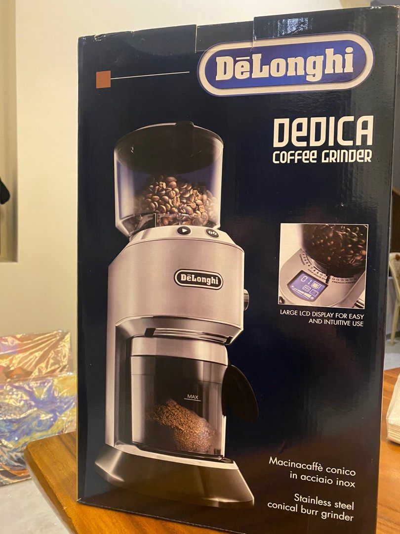 Delonghi Dedica Conical Burr Coffee Grinder KG521.M Stainless Steel