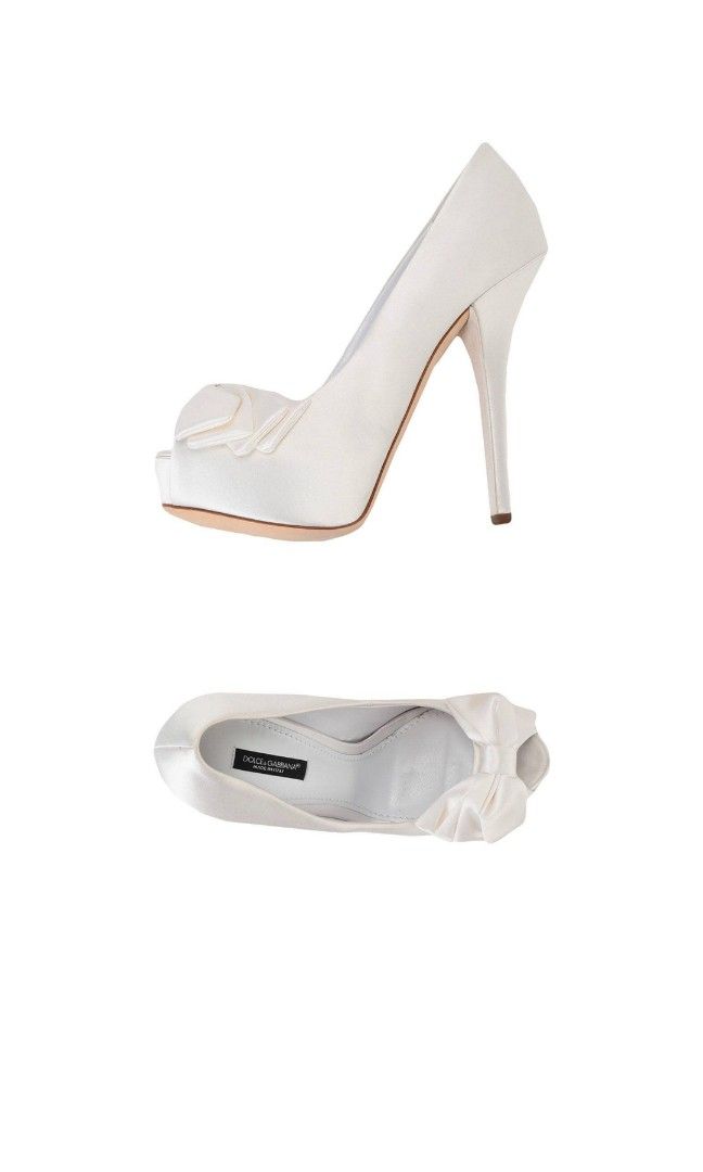 White peep on sale toe shoes