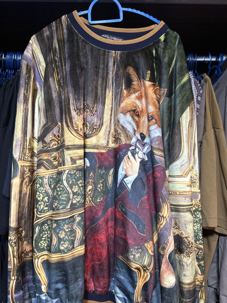 Dolce gabbana fox sweater hot sale