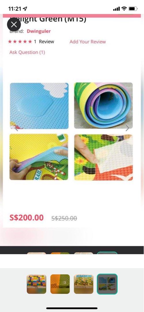 Dwingular Mat Dwinguler medium playmat, Babies & Kids, Infant Playtime on Carousell