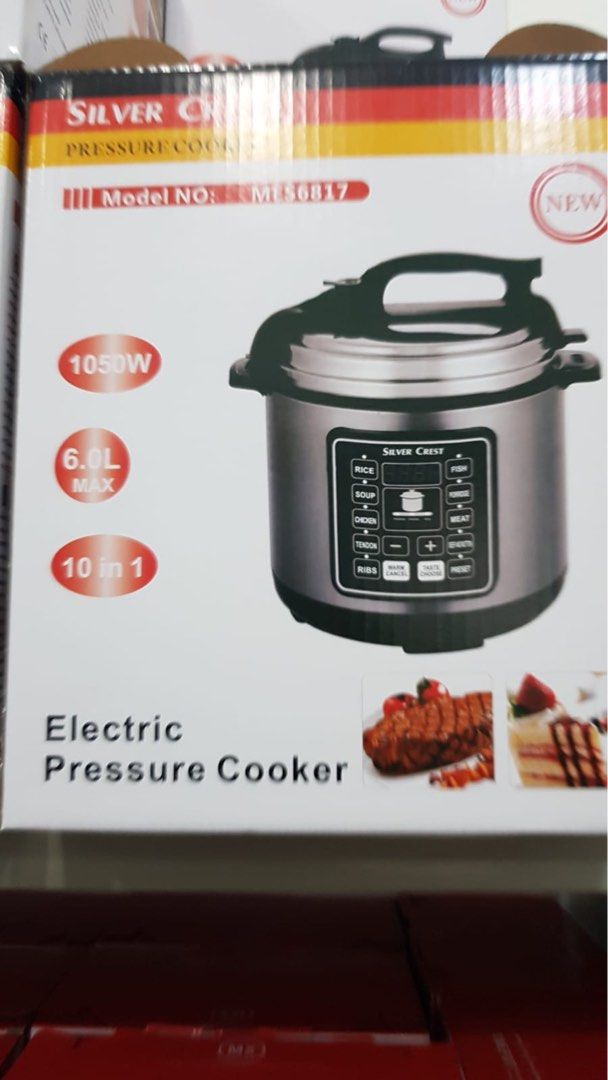 Electric Pressure Cooker Silver crest, TV & Home Appliances, Kitchen