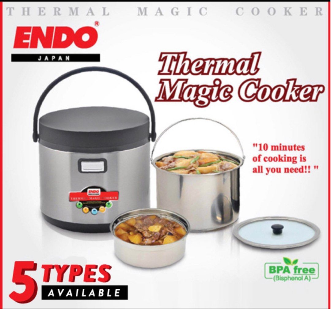 ENDO 7L THERMAL MAGIC COOKER (ETMC7), TV & Home Appliances, Kitchen