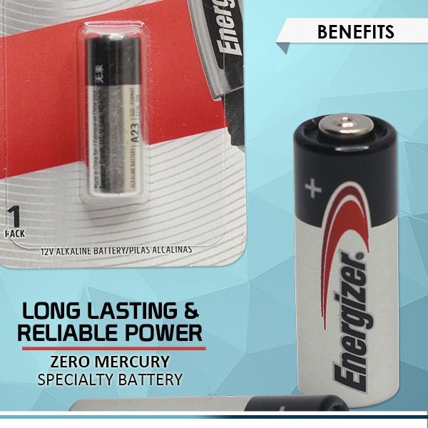 Energizer A23 12V Miniature Alkaline Specialty Batteries