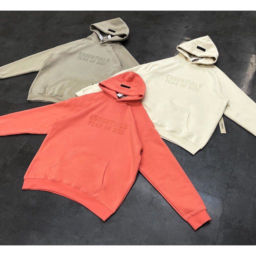 Essentials Fear of God Hoodie (Category: Hoodies) located in Subic. Submitted by litkultureph (Listing ID 1195828502, Image 1). Description: ESSENTIALS FEAR OF GOD HOODIE color: Coral red, Light khaki, Cream size : S M L XL (refer to size chart) 🏷 Php 3,200 + shipping fee Payment first policy Pre-order only 1-2 weeks ETA MOP: Gcash/Palawan Express only Buyer will shoulder the shipping fee Dm us to order 💜.