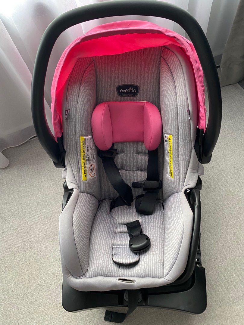 Evenflo infant car seat pink clearance