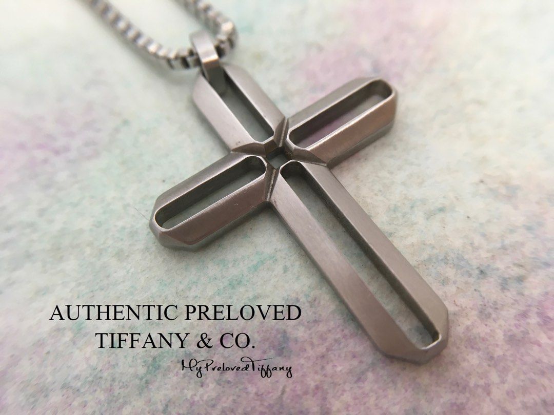 Tiffany stainless hot sale steel necklace