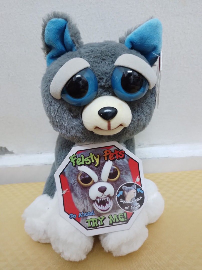 Wolf deals feisty pet