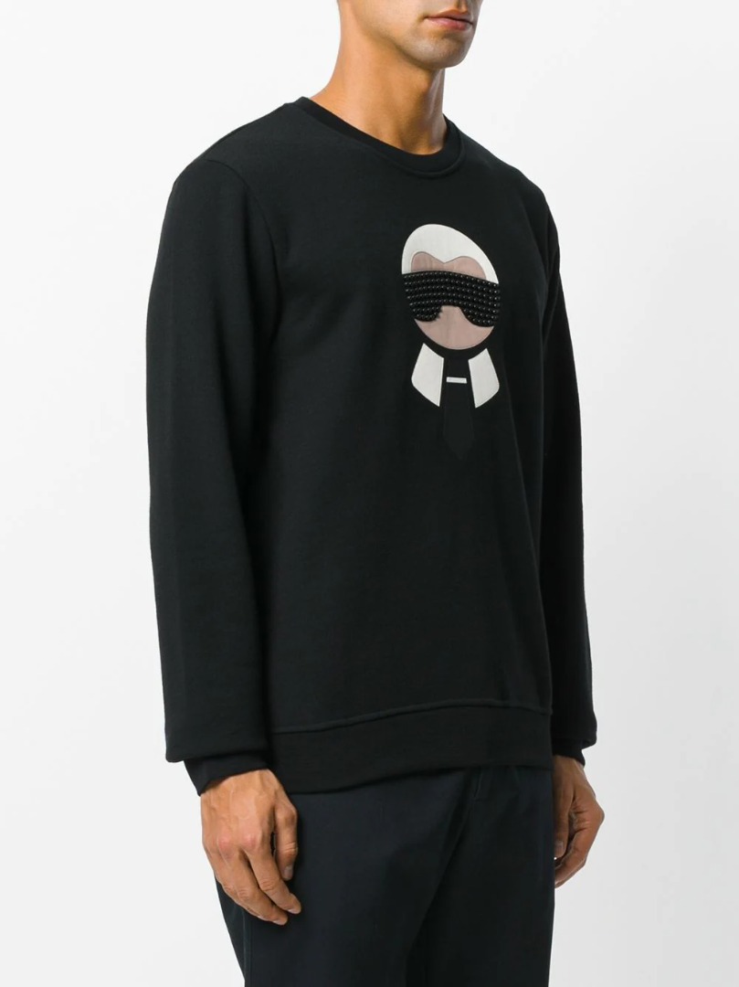 Fendi Karlito Sweater, Men's Fashion, Tops & Sets, Hoodies on Carousell