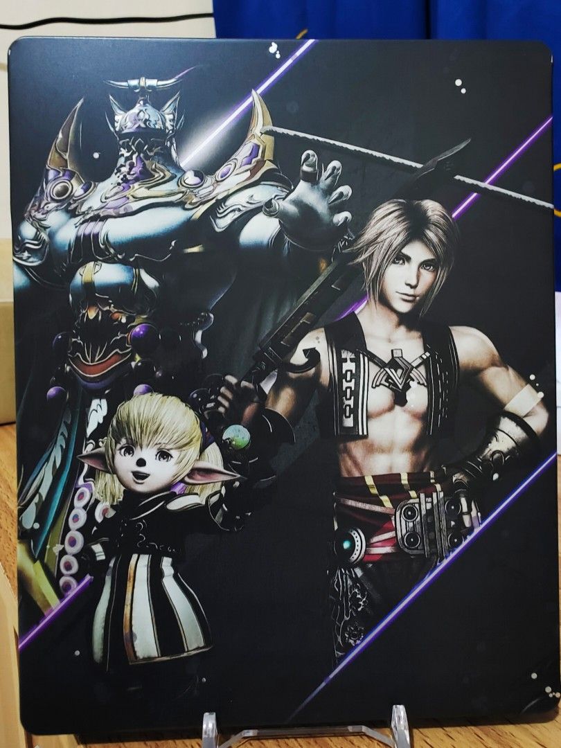Final Fantasy Dissidia Steelbook Bundle RARE (Category: PlayStation) located in Paranaque City. Submitted by yepyep291 (Listing ID 1192020333, Image 3). Description: Selling as bundle only (R1) Sephiroth Steelbook 10/10 Lightning Steelbook 9/10 (1 scratch on the back, otherwise in perfect condition no dents) Comes with two game sleeves, two game discs, manuals and pamphlets. No cards included. Discount for multiple purchases; please check out my 