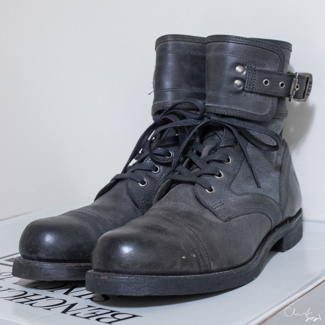 Frye officer cuff boot new arrivals