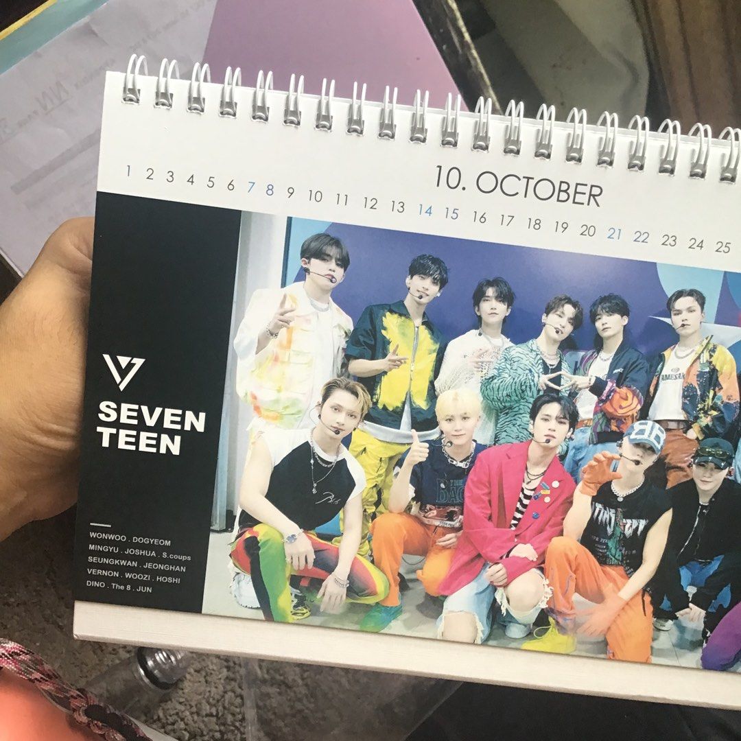 FS Seventeen Desk Calendar 2023 2024 from MD, Korea, Hobbies & Toys