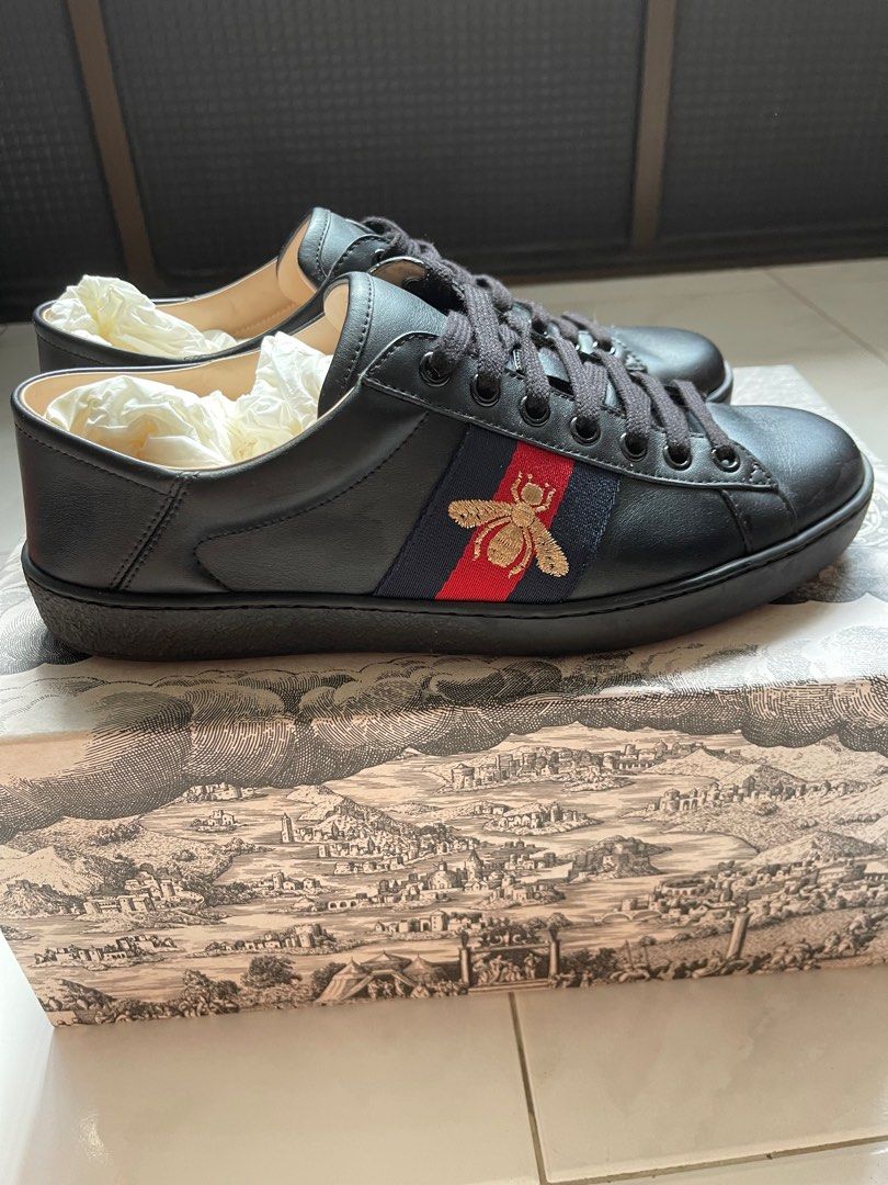 Gucci collapsible heel sneaker clearance