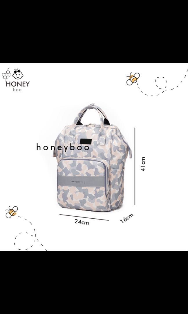 Honey Boo Tas Ransel Bayi Multifunction Diaper Baby Bag