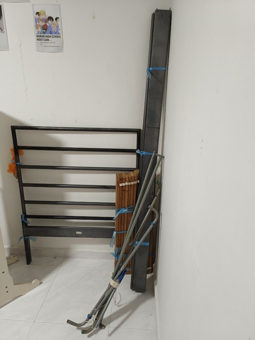 💢Ikea Heimdal Metal Bed Frame 💢, Furniture & Home Living, Furniture