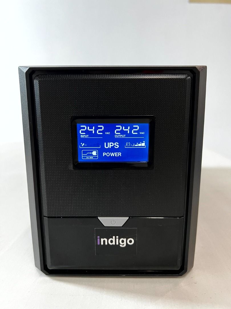 Indigo 1kVA Line interactive UPS-AK LCD series, Computers & Tech, Parts ...