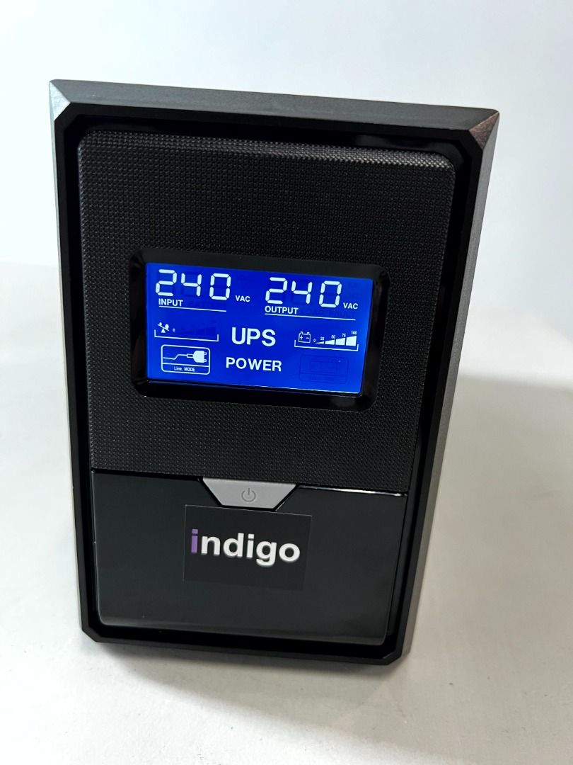 Indigo 800VA Line interactive UPS-AK LCD series, Computers & Tech ...